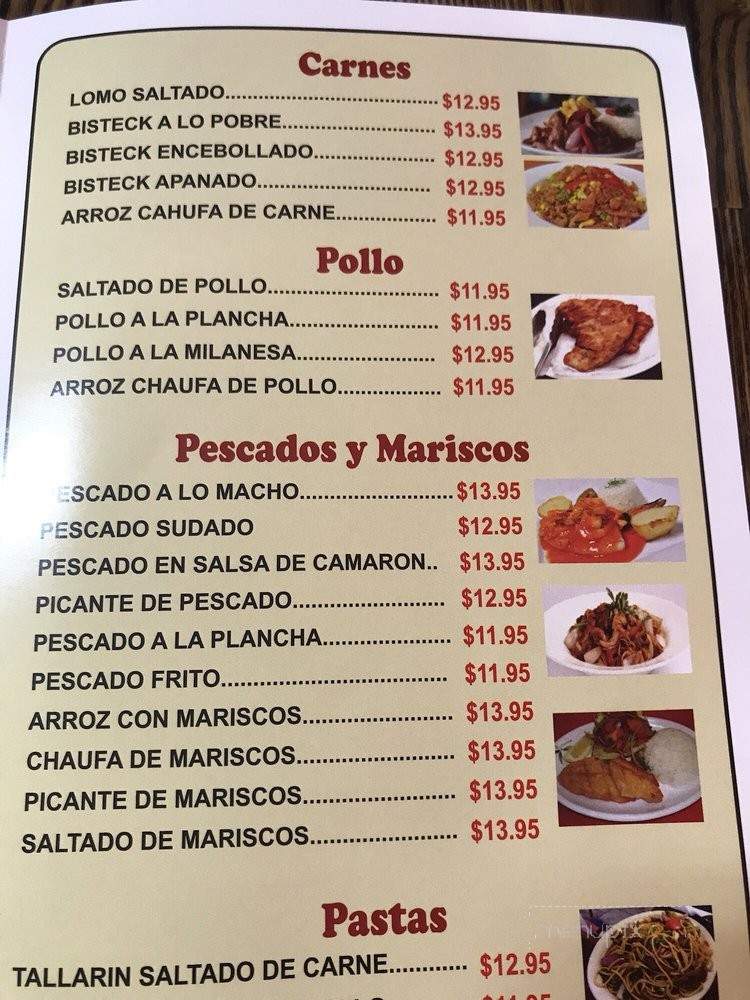 Tomboloco Peruvian Restaurant - Los Angeles, CA menu_pic