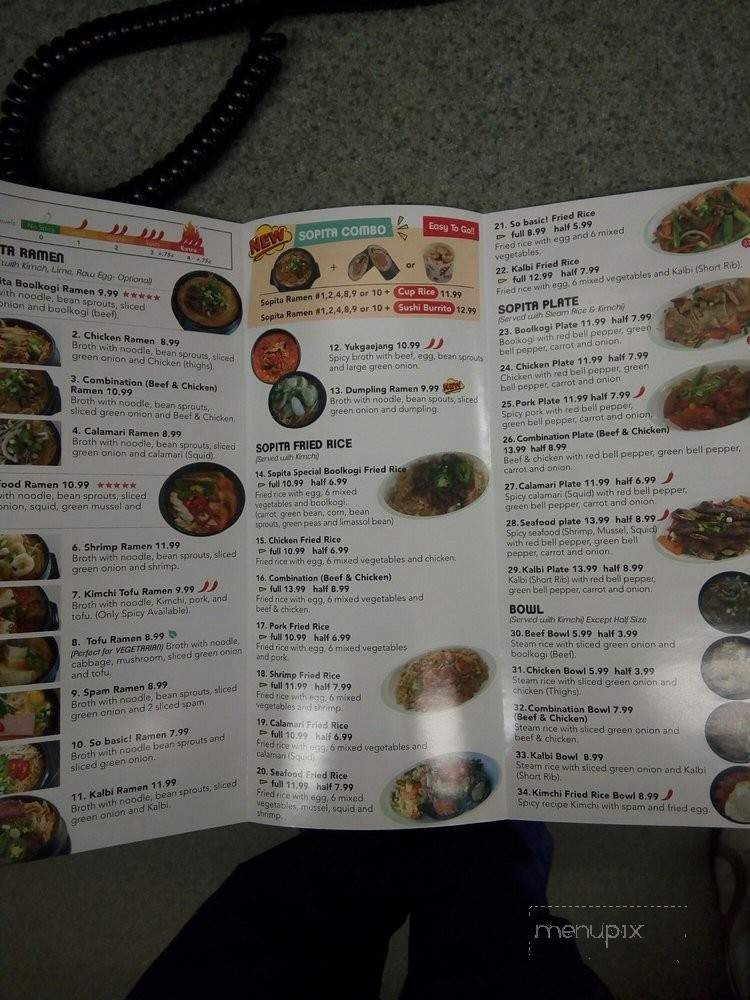 Sopita Ramen - Los Angeles, CA menu_pic
