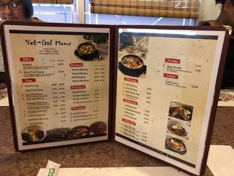 Yet Gol - Los Angeles, CA menu_pic