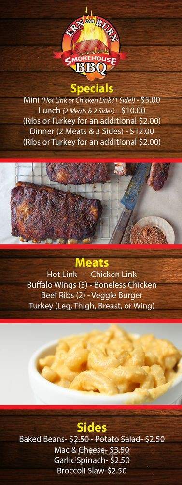 Ern Can Burn - Los Angeles, CA menu_pic