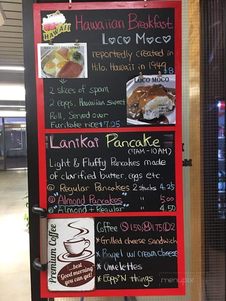 Cafe Lanikai - Los Angeles, CA menu_pic