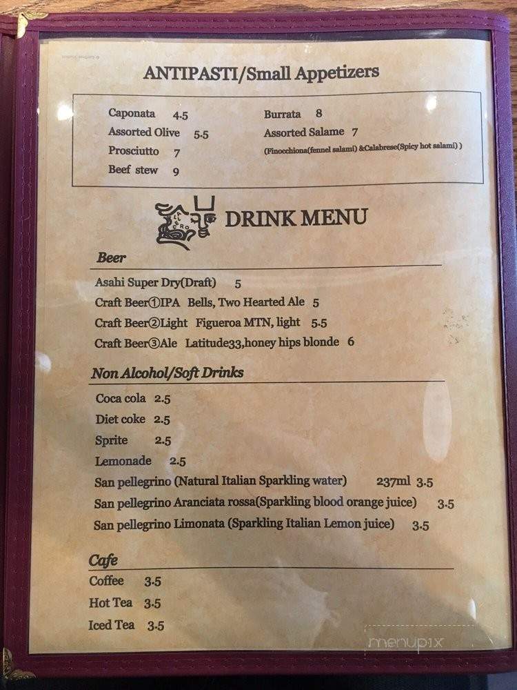 PASTA e PASTA by Allegro - Los Angeles, CA menu_pic