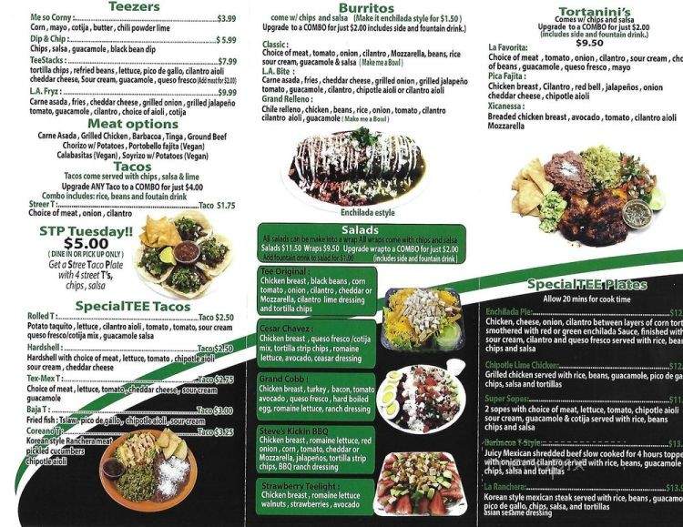 Tirsa's - Los Angeles, CA menu_pic