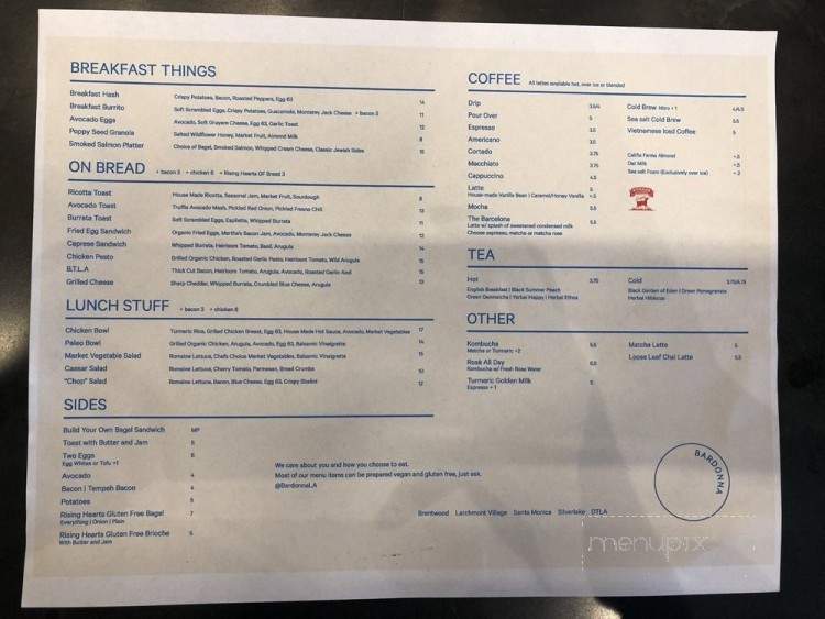Bardonna DTLA - Los Angeles, CA menu_pic