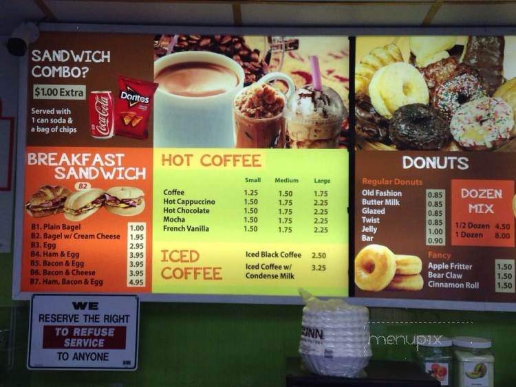 ABC Donuts - Los Angeles, CA menu_pic