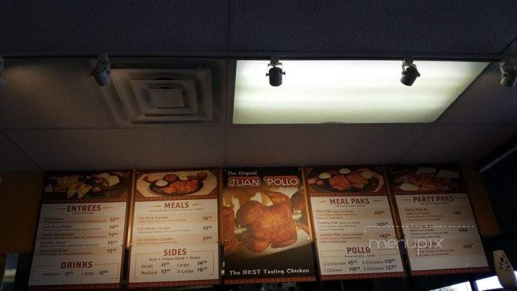 Juan Pollo - Los Angeles, CA menu_pic