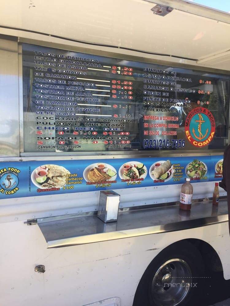 Mariscos Y Tacos El Compa - East Los Angeles, CA menu_pic