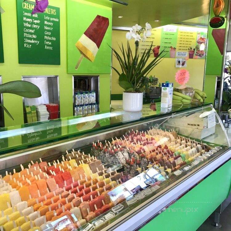 Mateo's Paletas Y Nieves - Los Angeles, CA menu_pic