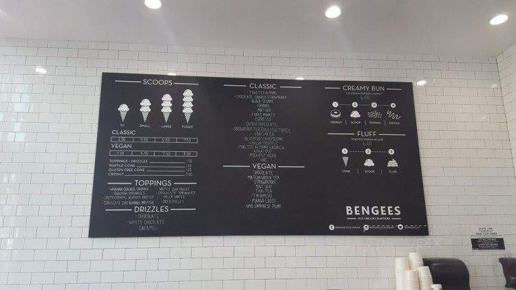 Bengees Ice Cream - Los Angeles, CA menu_pic