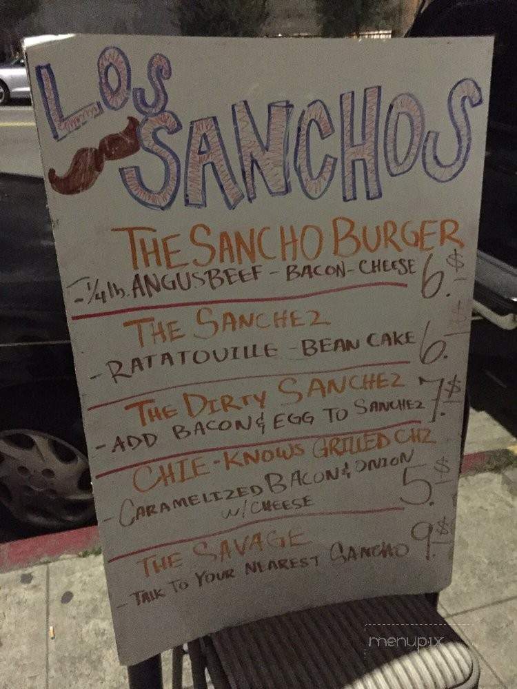 Los Sanchos - Los Angeles, CA menu_pic