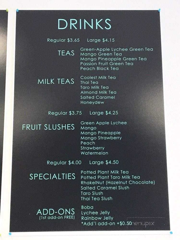 Coolest Boba & Shave Ice - Los Angeles, CA menu_pic