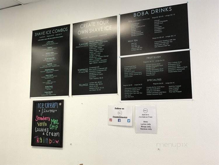 Coolest Boba & Shave Ice - Los Angeles, CA menu_pic