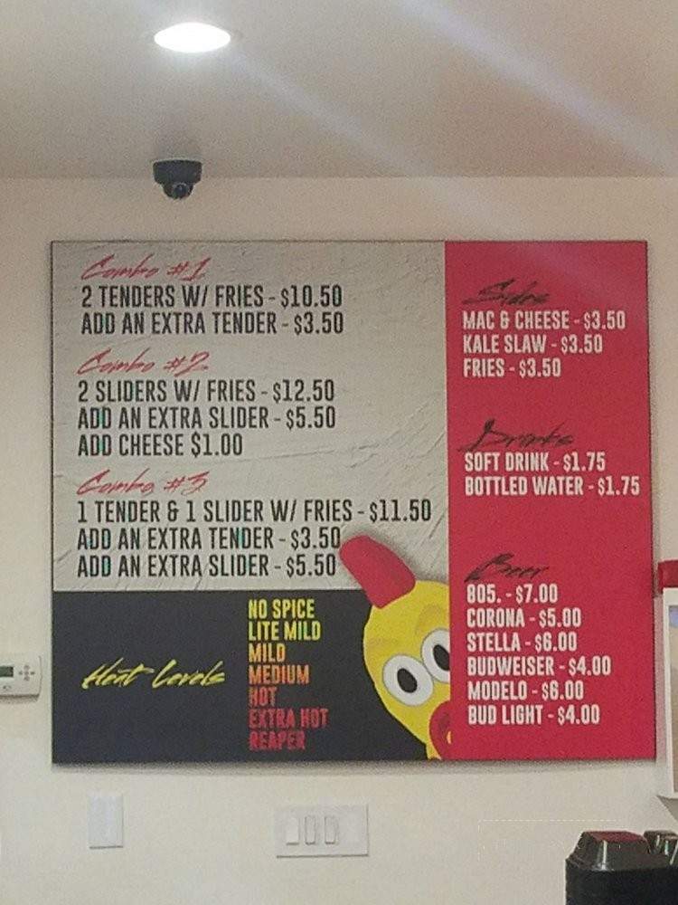 Dave's Hot Chicken - Los Angeles, CA menu_pic