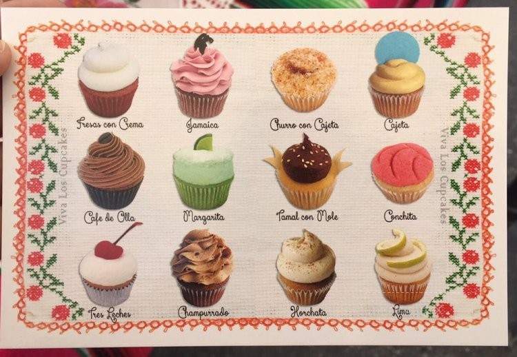 Viva Los Cupcakes - Los Angeles, CA menu_pic