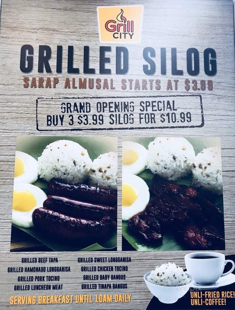 Grill City - Los Angeles, CA menu_pic