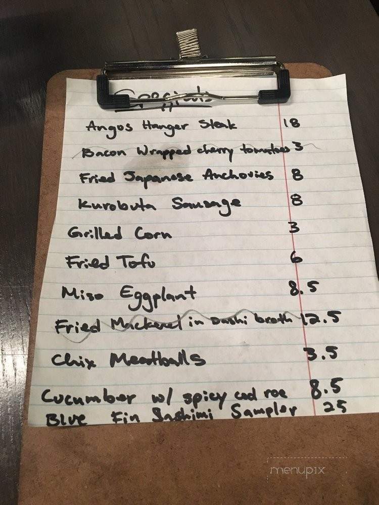 Rbta - Los Angeles, CA menu_pic