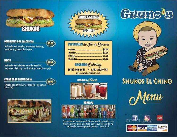 Gueno's Shukos El Chino - Los Angeles, CA menu_pic