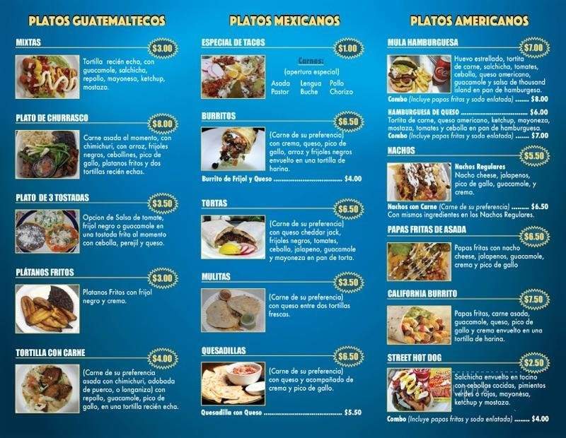 Gueno's Shukos El Chino - Los Angeles, CA menu_pic
