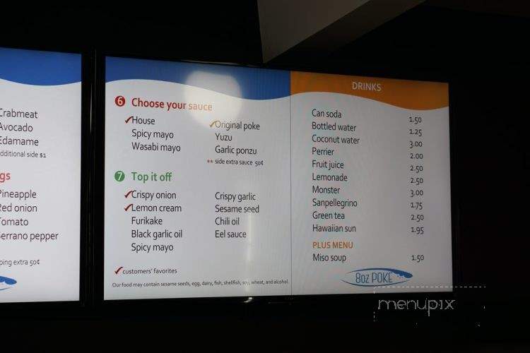Point Break Poke & Grill - West Hollywood, CA menu_pic