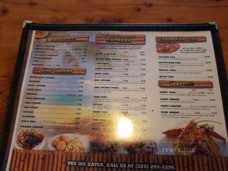 Little Kingston Jamaican Restaurant - Los Angeles, CA menu_pic
