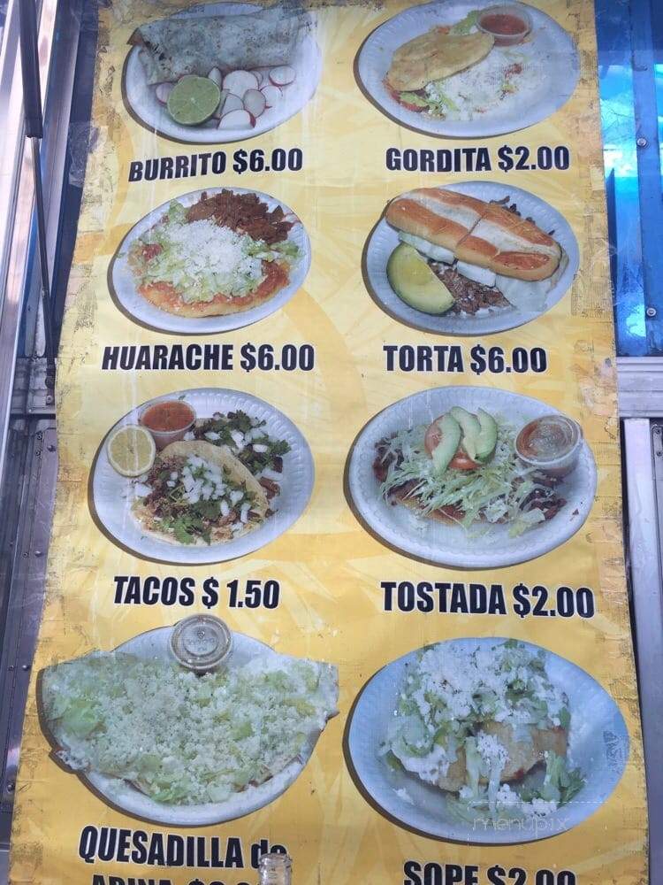 Gorditas Lupita - Los Angeles, CA menu_pic