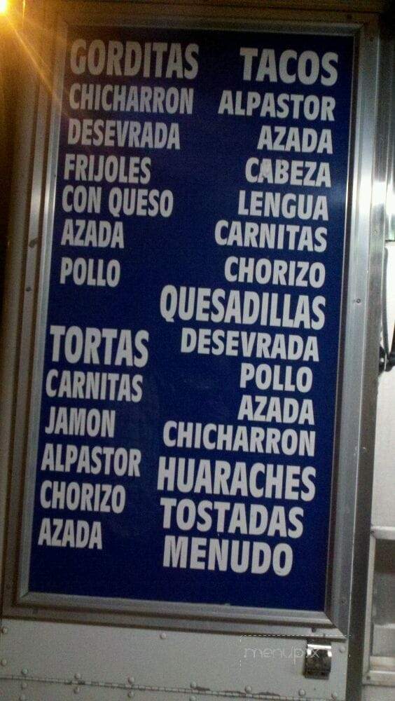 Gorditas Lupita - Los Angeles, CA menu_pic