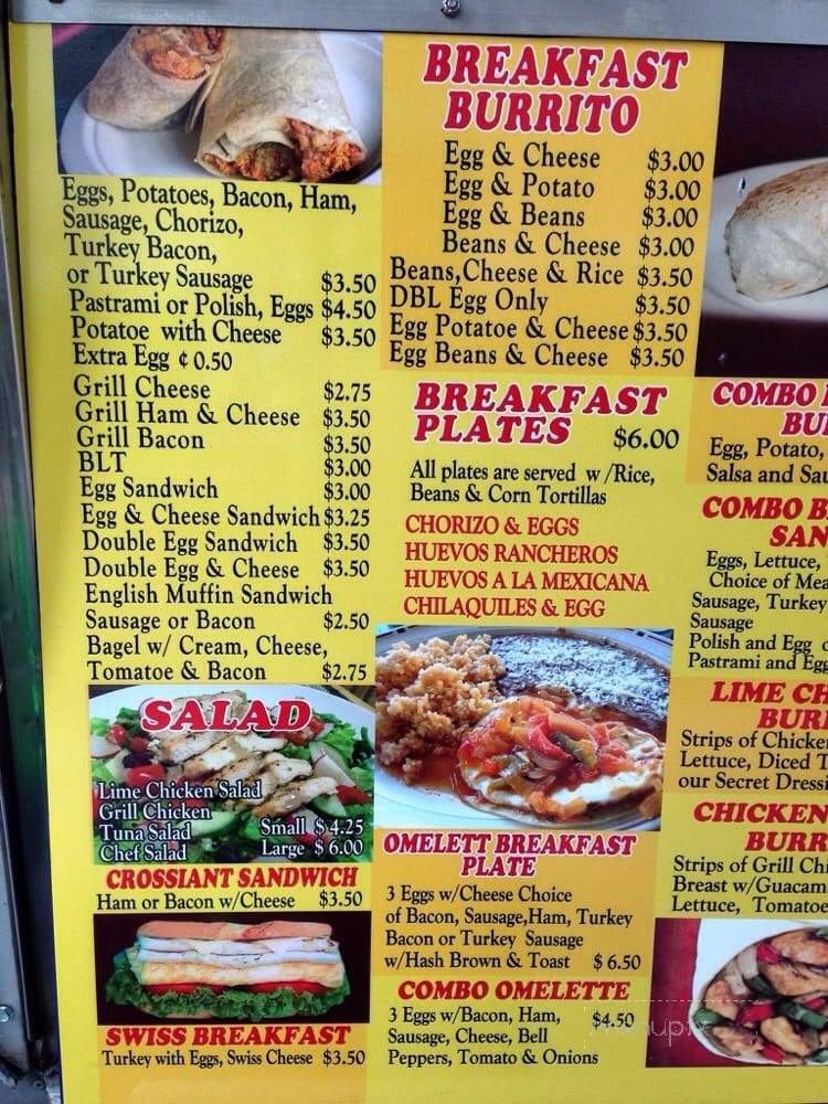 My 5 Angels - Los Angeles, CA menu_pic
