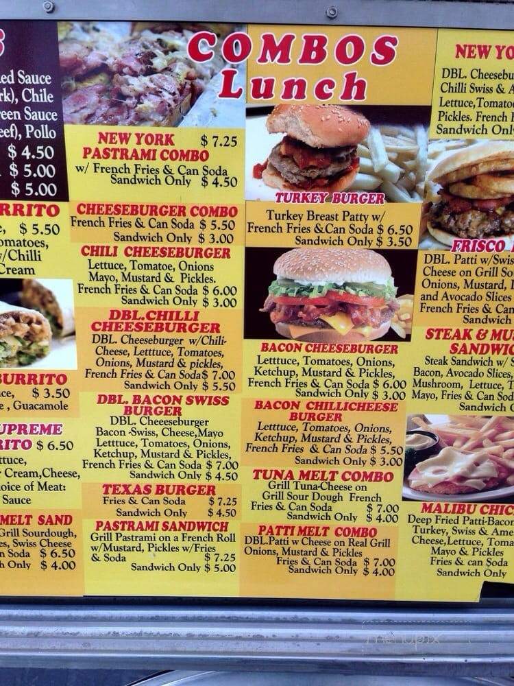 My 5 Angels - Los Angeles, CA menu_pic
