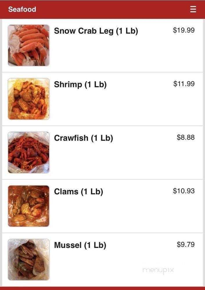 Cajun Shrimp & Louisiana Fried Chicken - Compton, CA menu_pic