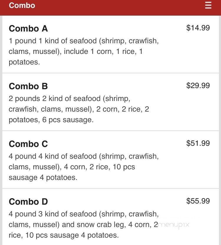 Cajun Shrimp & Louisiana Fried Chicken - Compton, CA menu_pic