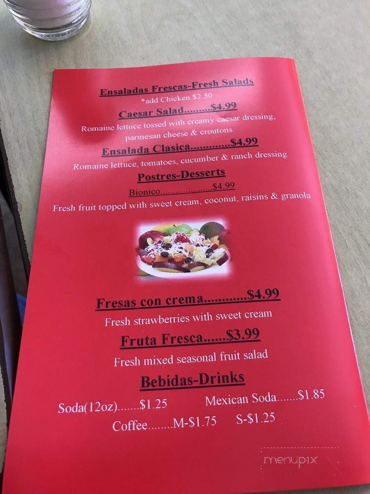 Tapatia Mexican Food - Culver City, CA menu_pic