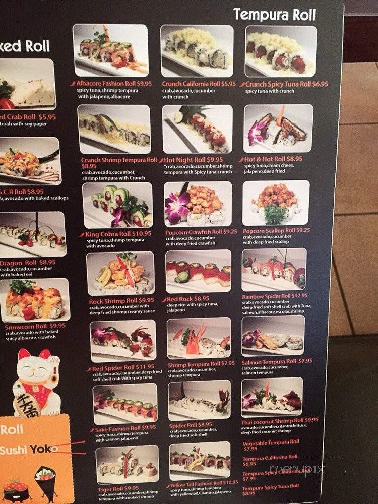 Sushi Yoko - Gardena, CA menu_pic