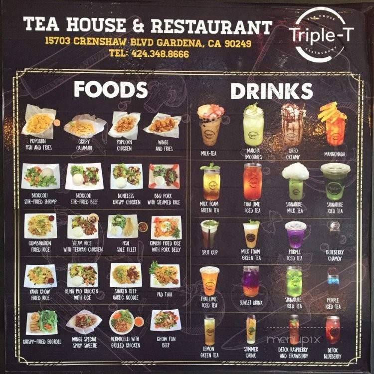 Triple-T - Gardena, CA menu_pic