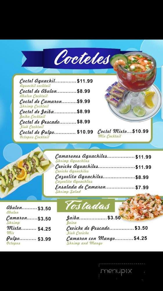 Rincon del Ceviche - Huntington Park, CA menu_pic