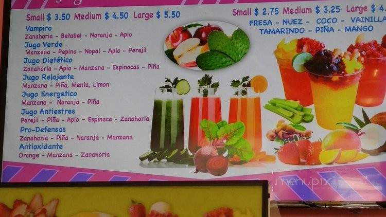 Delicias La Michoacana - Maywood, CA menu_pic