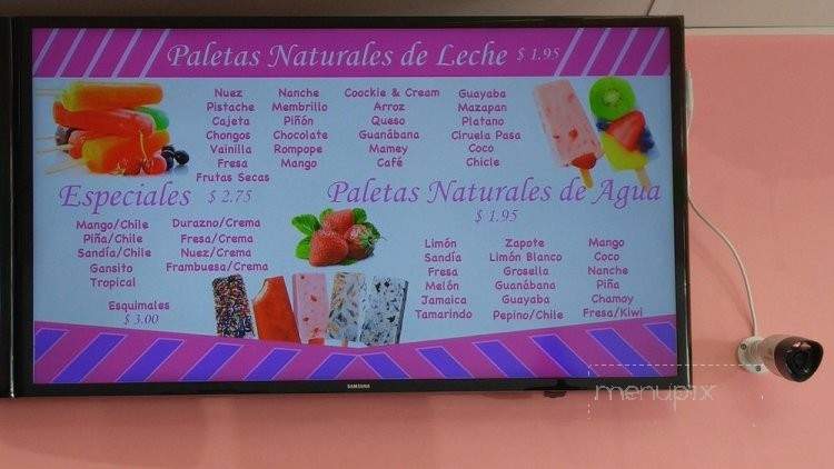 Delicias La Michoacana - Maywood, CA menu_pic