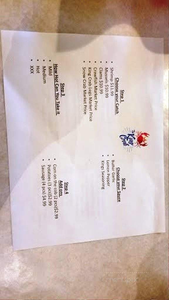 The King Crab - South Gate, CA menu_pic