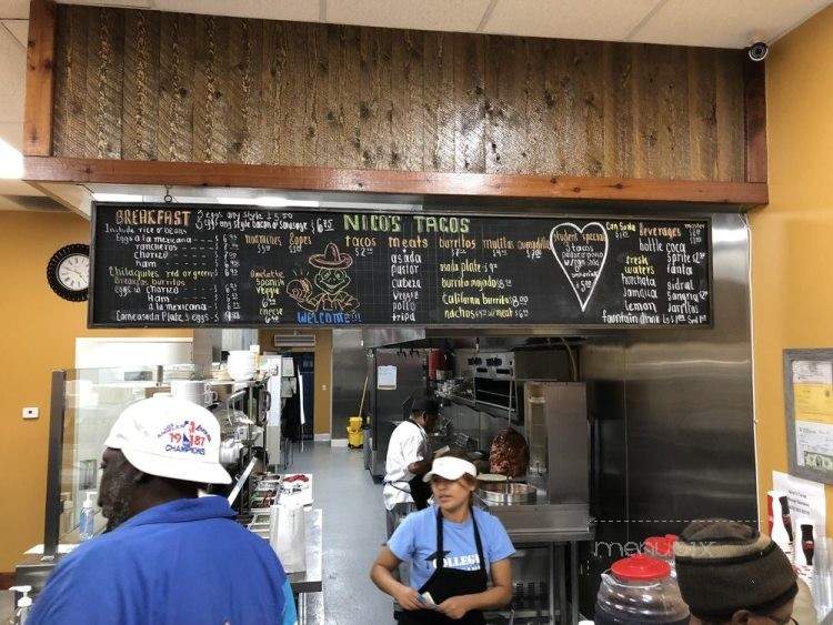 Nico's Tacos - Santa Monica, CA menu_pic