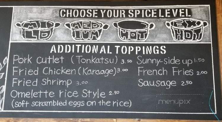 Curryfornia - Torrance, CA menu_pic