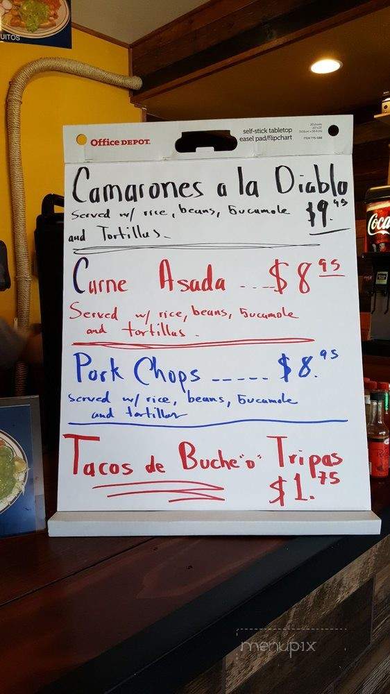 El Otro Amigo - Torrance, CA menu_pic