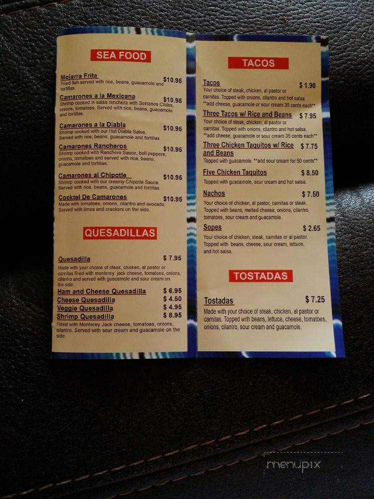 El Otro Amigo - Torrance, CA menu_pic