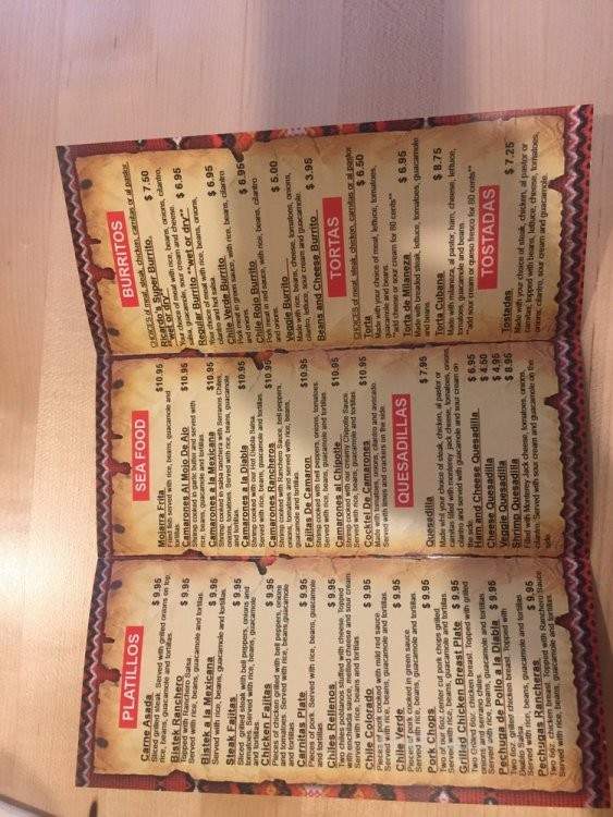 El Otro Amigo - Torrance, CA menu_pic