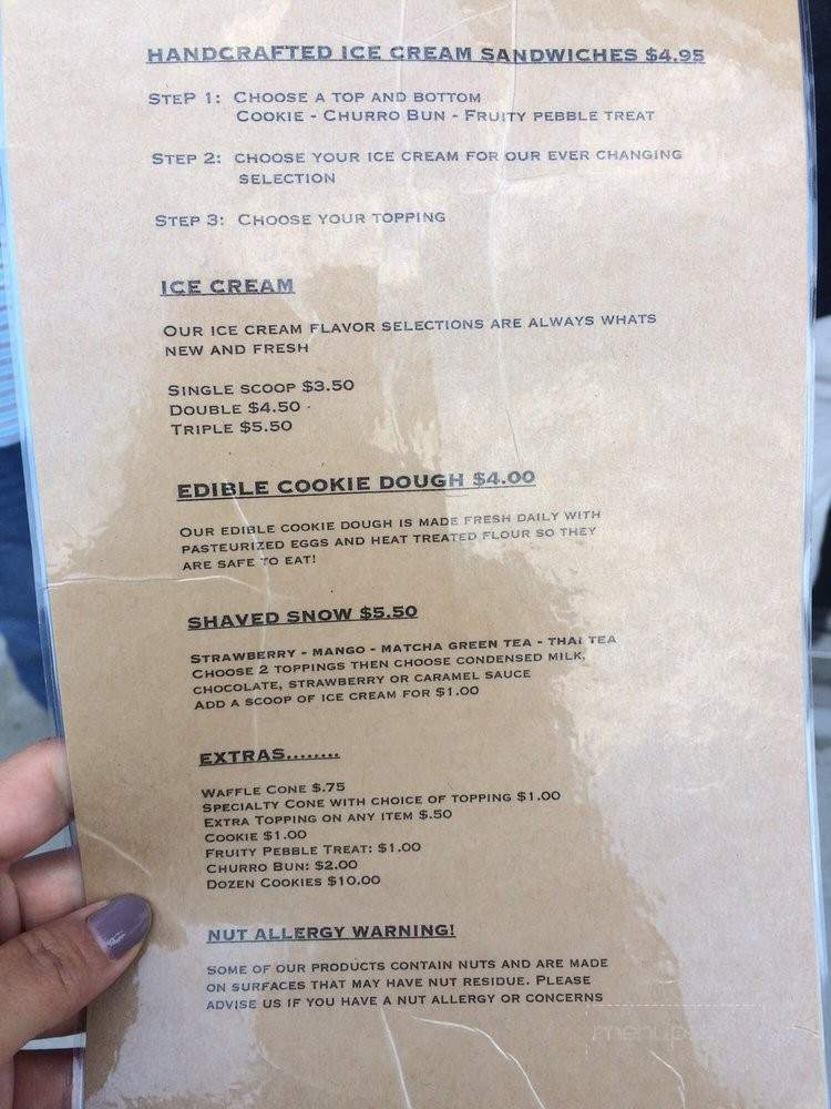 Dahlicious Creamery - Torrance, CA menu_pic