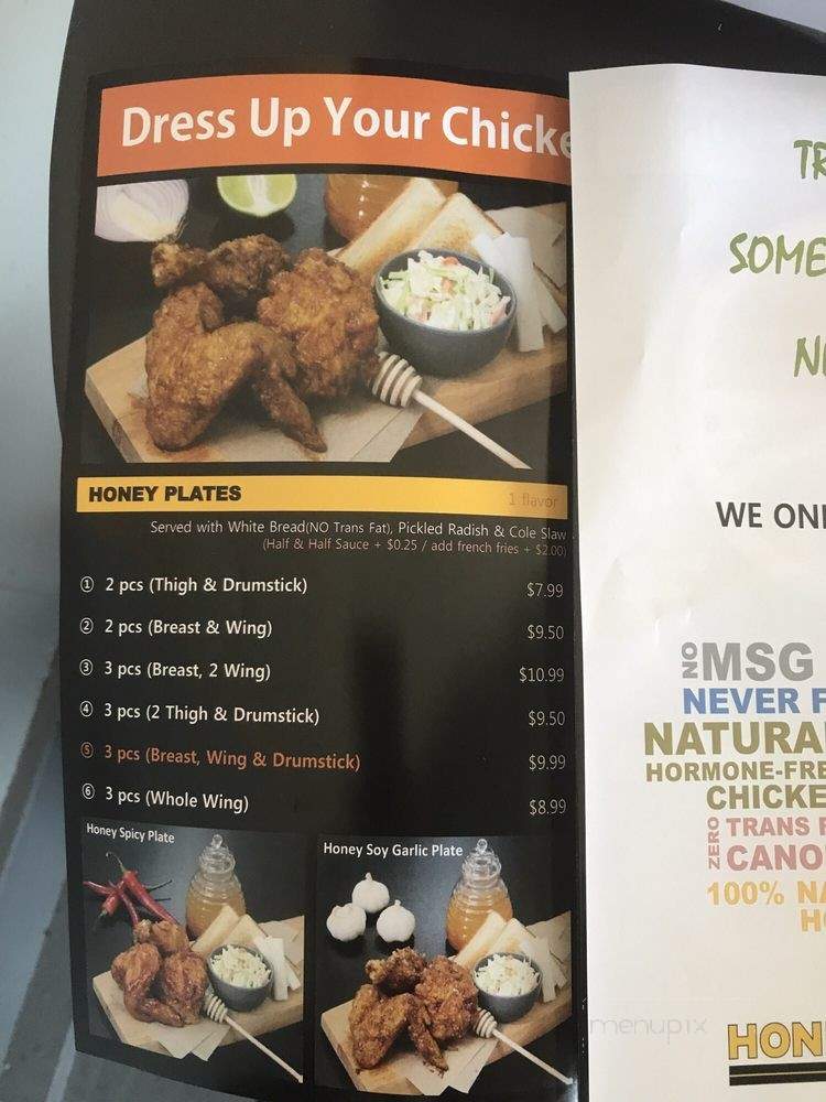 Honey Dress Fried Chicken - Torrance, CA menu_pic