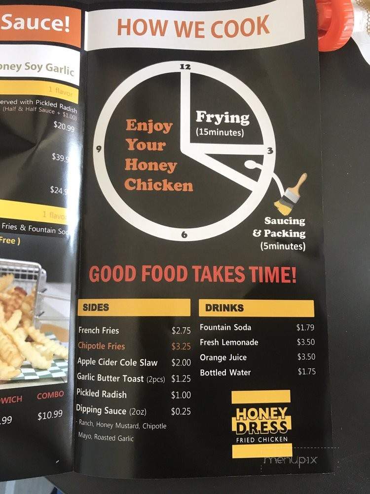 Honey Dress Fried Chicken - Torrance, CA menu_pic