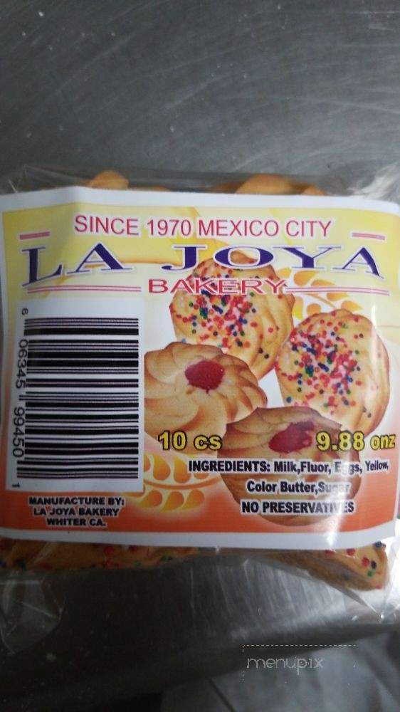 Panaderia La Joya-bakery - Whittier, CA menu_pic