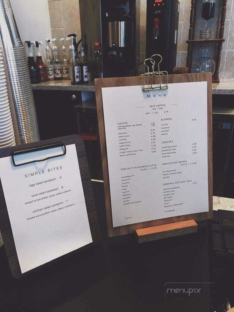In-sit Coffee - Buena Park, CA menu_pic