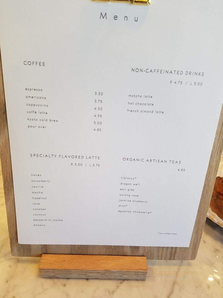 In-sit Coffee - Buena Park, CA menu_pic