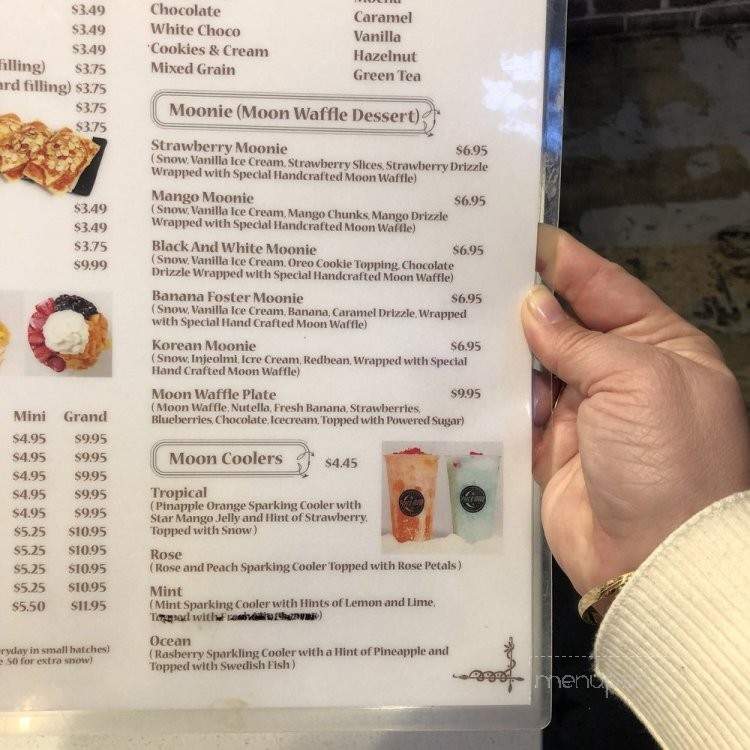 Paper Moon Dessert Cafe - Buena Park, CA menu_pic