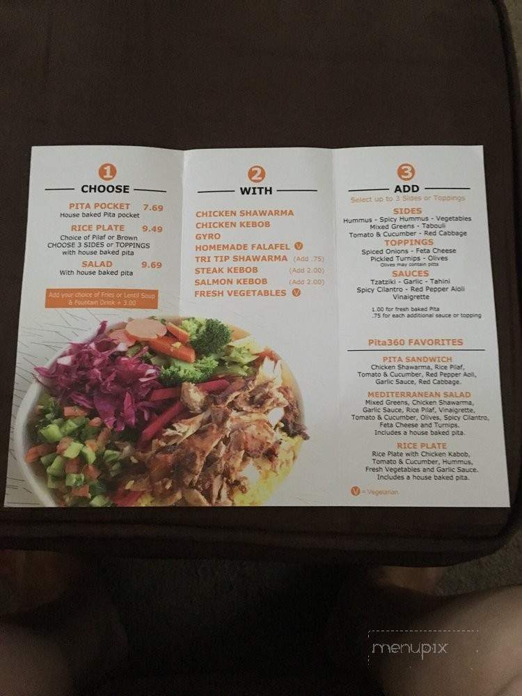 Pita 360 - Cypress, CA menu_pic